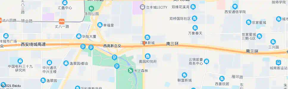 西安子午大道南三环路口_公交站地图_西安公交_妙搜公交查询2025