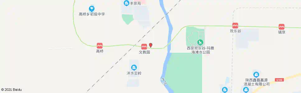 西安西咸国际文教园_公交站地图_西安公交_妙搜公交查询2025