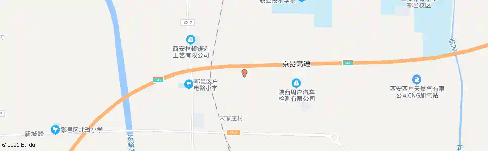 西安麦张寨_公交站地图_西安公交_妙搜公交查询2025