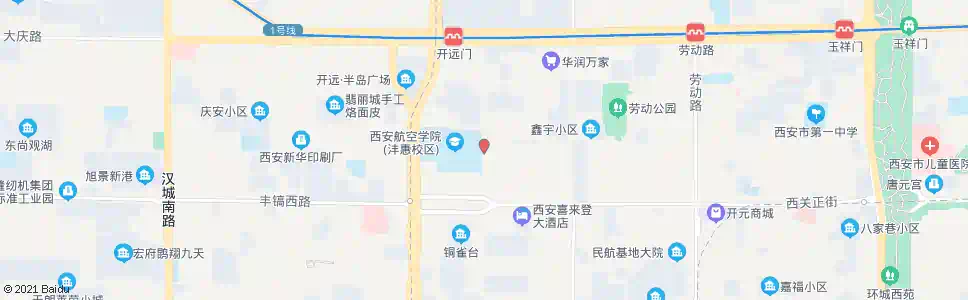 西安丰登路_公交站地图_西安公交_妙搜公交查询2025