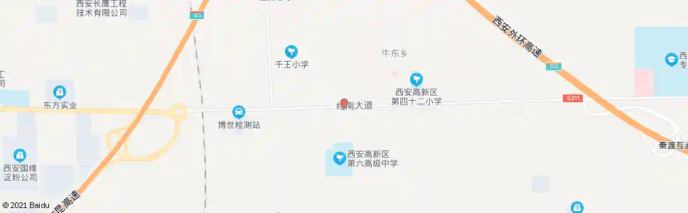 西安户县四中_公交站地图_西安公交_妙搜公交查询2025