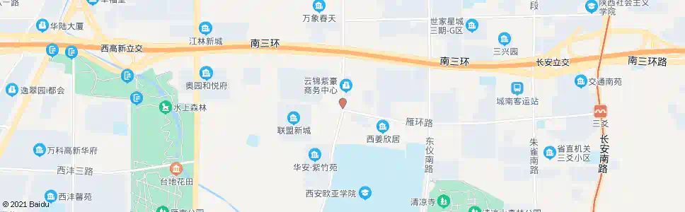 西安南三环电子正街枢纽站_公交站地图_西安公交_妙搜公交查询2025
