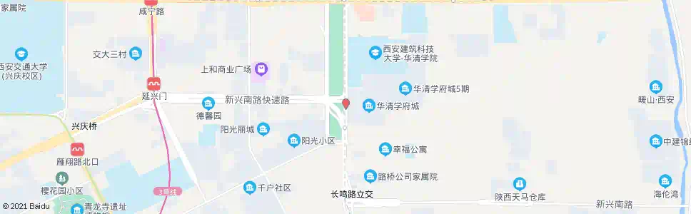西安幸福路南口_公交站地图_西安公交_妙搜公交查询2025