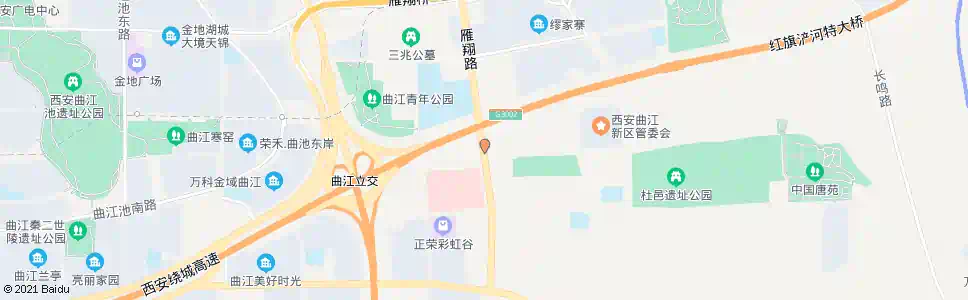 西安雁翔路杜陵邑南路口_公交站地图_西安公交_妙搜公交查询2025