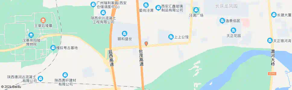 西安泾渭工业园管委会_公交站地图_西安公交_妙搜公交查询2025