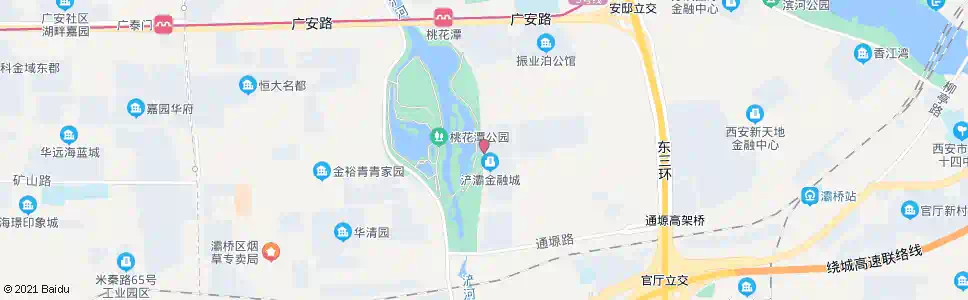 西安桃花坞_公交站地图_西安公交_妙搜公交查询2025