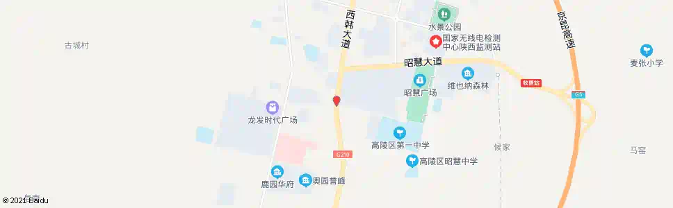 西安昭慧路口_公交站地图_西安公交_妙搜公交查询2025