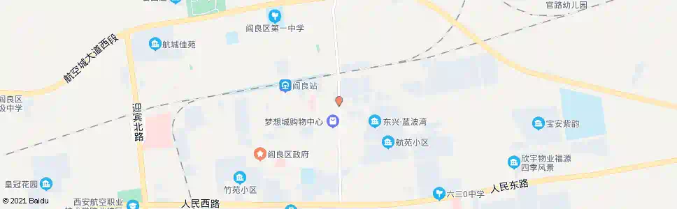 西安公园路十字_公交站地图_西安公交_妙搜公交查询2025