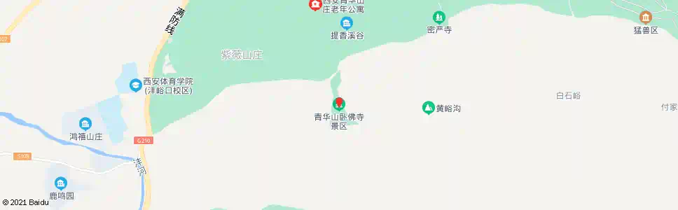 西安青华山_公交站地图_西安公交_妙搜公交查询2025