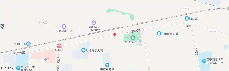 西安半坡村_公交站地图_西安公交_妙搜公交查询2025