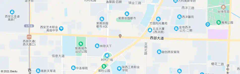 西安企业一号公园_公交站地图_西安公交_妙搜公交查询2025