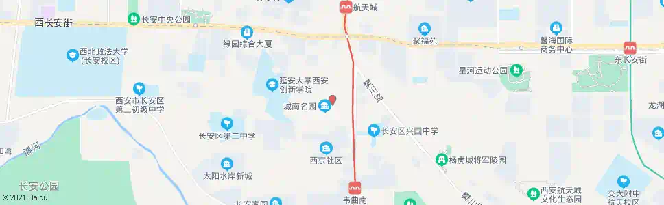 西安长安区妇幼保健院_公交站地图_西安公交_妙搜公交查询2025