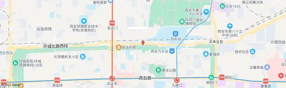 西安堰都村南口_公交站地图_西安公交_妙搜公交查询2025