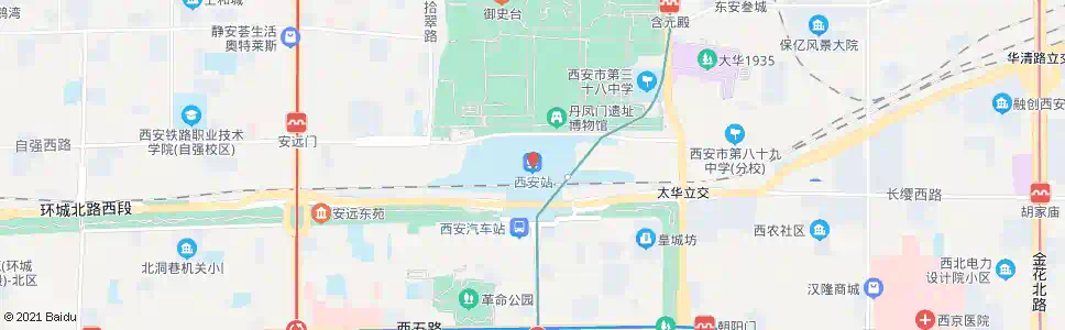 西安河头路口_公交站地图_西安公交_妙搜公交查询2025