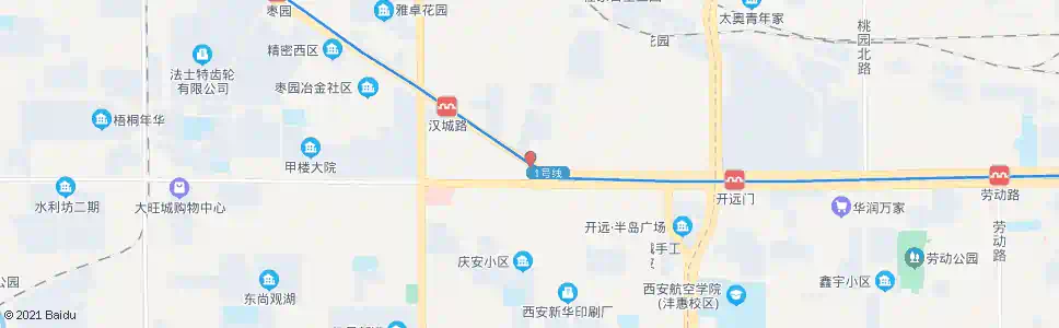 西安下店村东口_公交站地图_西安公交_妙搜公交查询2025
