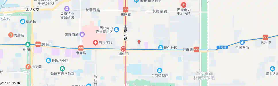 西安长乐批发市场_公交站地图_西安公交_妙搜公交查询2025
