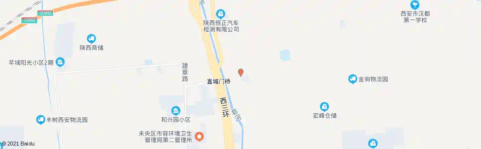 西安阎家村_公交站地图_西安公交_妙搜公交查询2025
