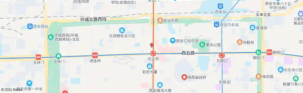 西安天然气公司_公交站地图_西安公交_妙搜公交查询2025