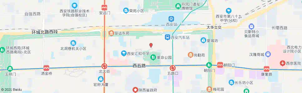西安西七路_公交站地图_西安公交_妙搜公交查询2025
