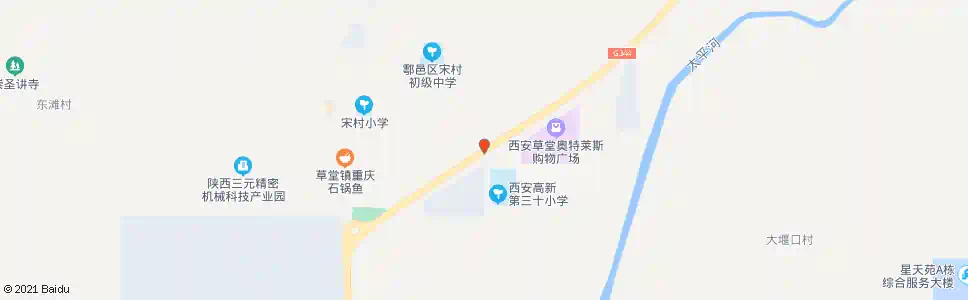 西安宋村东堡_公交站地图_西安公交_妙搜公交查询2025
