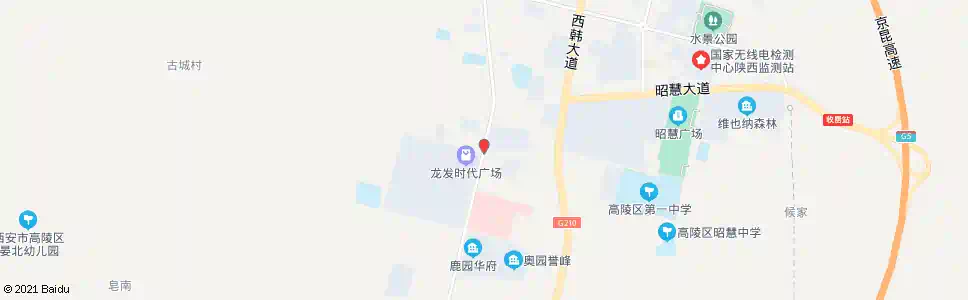 西安鹿苑转盘_公交站地图_西安公交_妙搜公交查询2025