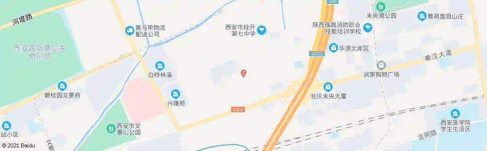 西安草一村_公交站地图_西安公交_妙搜公交查询2025