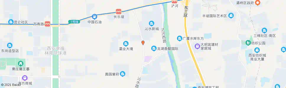 西安沁水路长荣路口_公交站地图_西安公交_妙搜公交查询2025