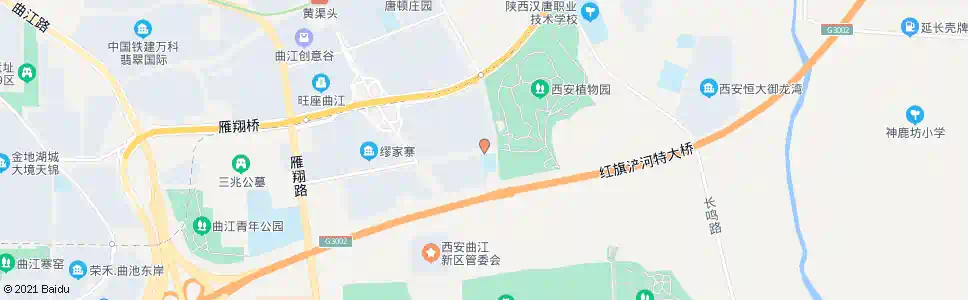西安植物园_公交站地图_西安公交_妙搜公交查询2025