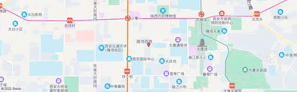 西安邮电十所_公交站地图_西安公交_妙搜公交查询2025