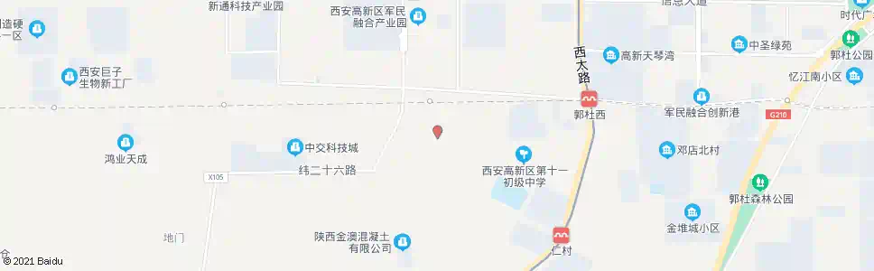 西安东祝村_公交站地图_西安公交_妙搜公交查询2025