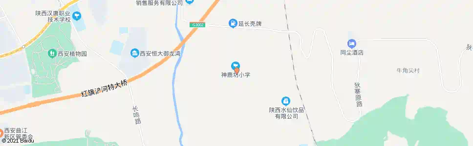 西安神鹿坊_公交站地图_西安公交_妙搜公交查询2025