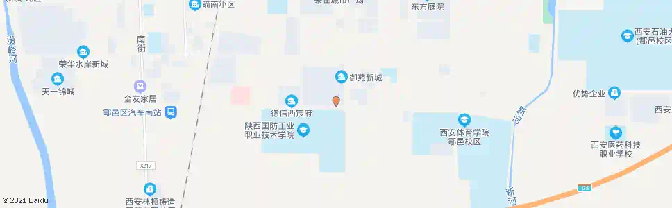 西安户县法院_公交站地图_西安公交_妙搜公交查询2025