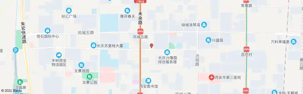 西安长庆宾馆_公交站地图_西安公交_妙搜公交查询2025
