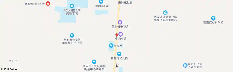 西安黄良村_公交站地图_西安公交_妙搜公交查询2025