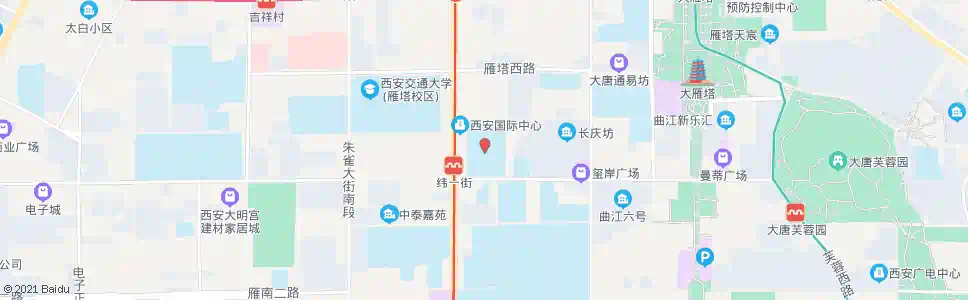 西安邮电大学南校区_公交站地图_西安公交_妙搜公交查询2025