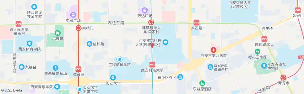 西安鲁家村_公交站地图_西安公交_妙搜公交查询2025