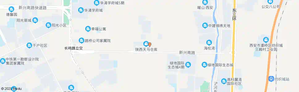 西安东月路田马路口_公交站地图_西安公交_妙搜公交查询2025