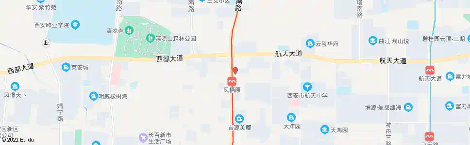 西安韦四村_公交站地图_西安公交_妙搜公交查询2025