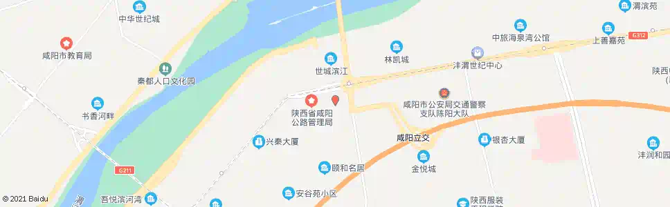 咸阳南郊建材市场_公交站地图_咸阳公交_妙搜公交查询2025