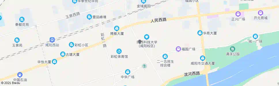 咸阳七里铺_公交站地图_咸阳公交_妙搜公交查询2025