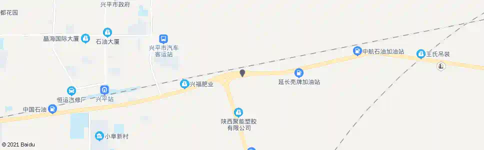 咸阳咸兴路市场_公交站地图_咸阳公交_妙搜公交查询2025