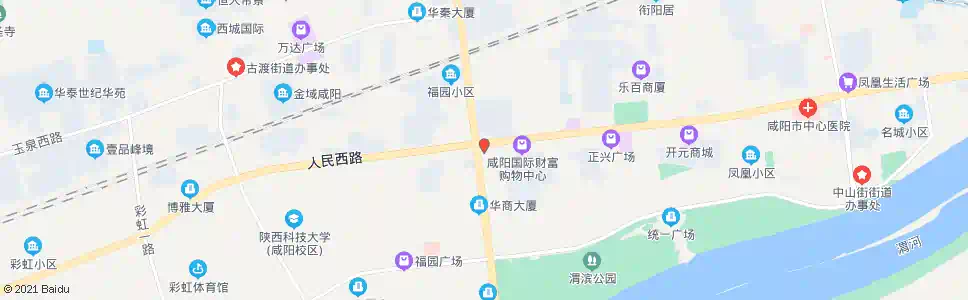 咸阳七厂什字_公交站地图_咸阳公交_妙搜公交查询2025