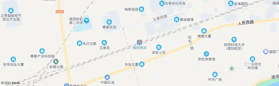 咸阳魏家泉西_公交站地图_咸阳公交_妙搜公交查询2025