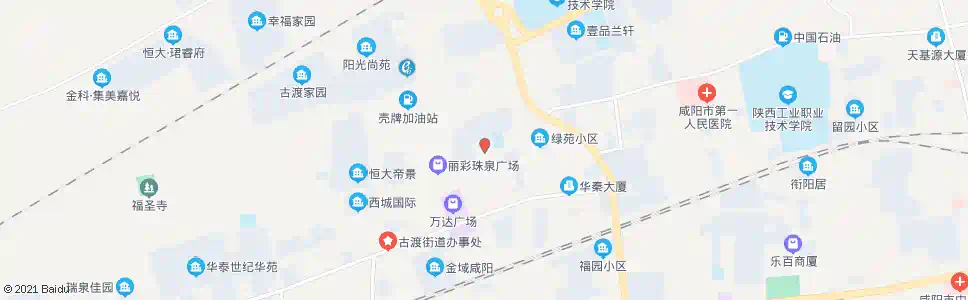 咸阳古渡中学_公交站地图_咸阳公交_妙搜公交查询2025
