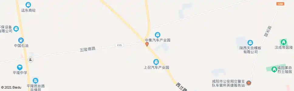 咸阳北上召_公交站地图_咸阳公交_妙搜公交查询2025