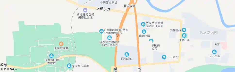 咸阳聂冯镇_公交站地图_咸阳公交_妙搜公交查询2025