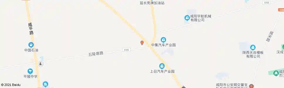 咸阳六村堡办事处_公交站地图_咸阳公交_妙搜公交查询2025