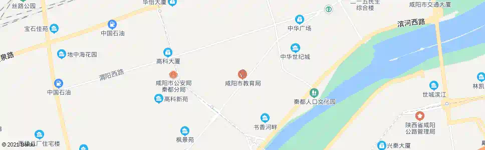 咸阳省教育学院_公交站地图_咸阳公交_妙搜公交查询2025