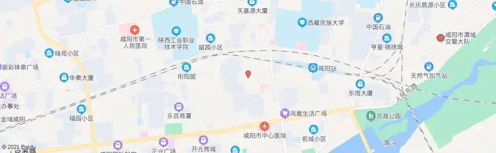 咸阳渭城中学(民航售票处)_公交站地图_咸阳公交_妙搜公交查询2025