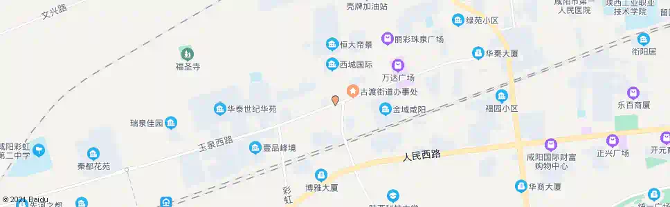 咸阳交警支队_公交站地图_咸阳公交_妙搜公交查询2025